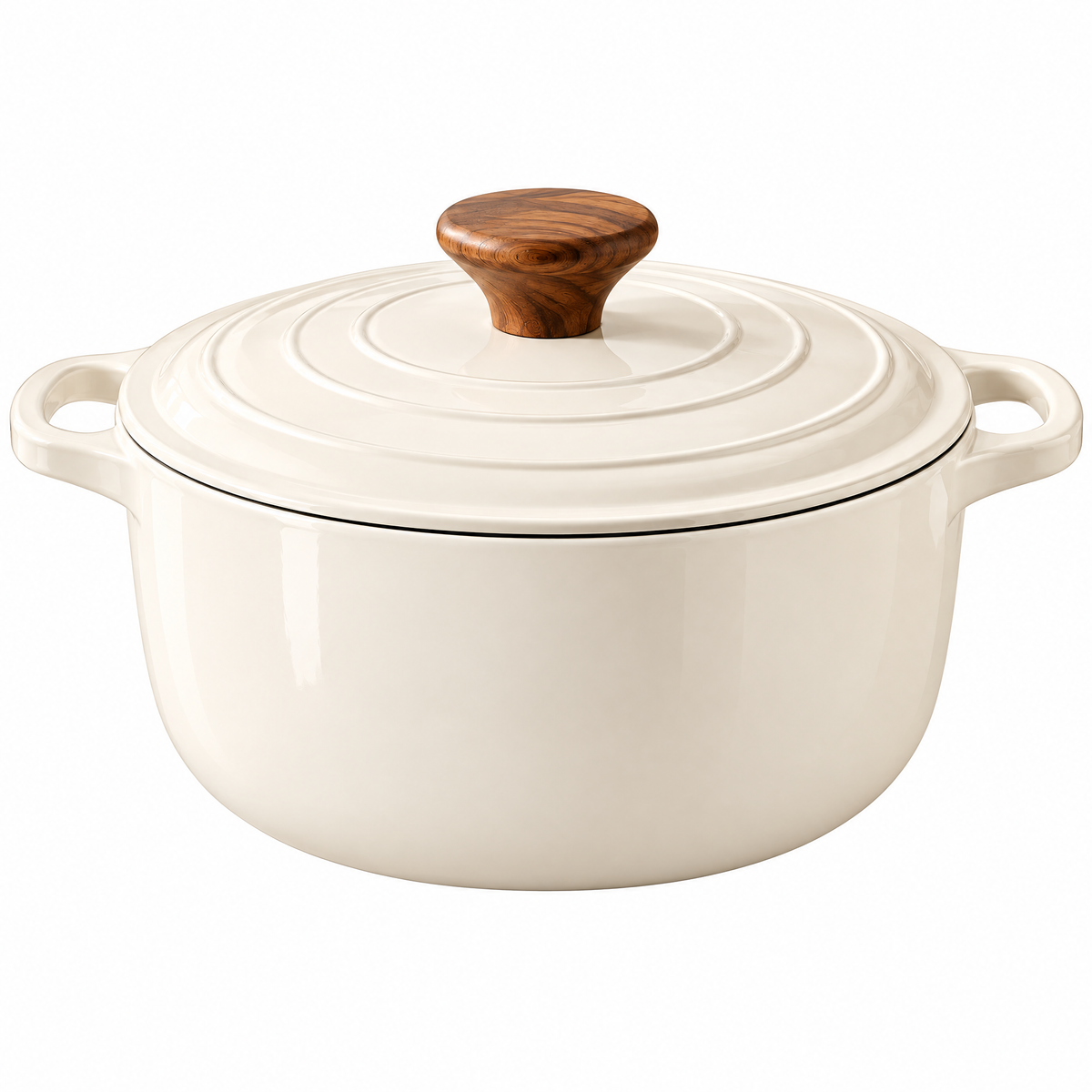 Haertya™ Enameled Cast Iron Dutch Oven — branded product view