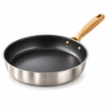 Haertya™ Stainless Steel Sauté Pan with Wood Handle — branded product view