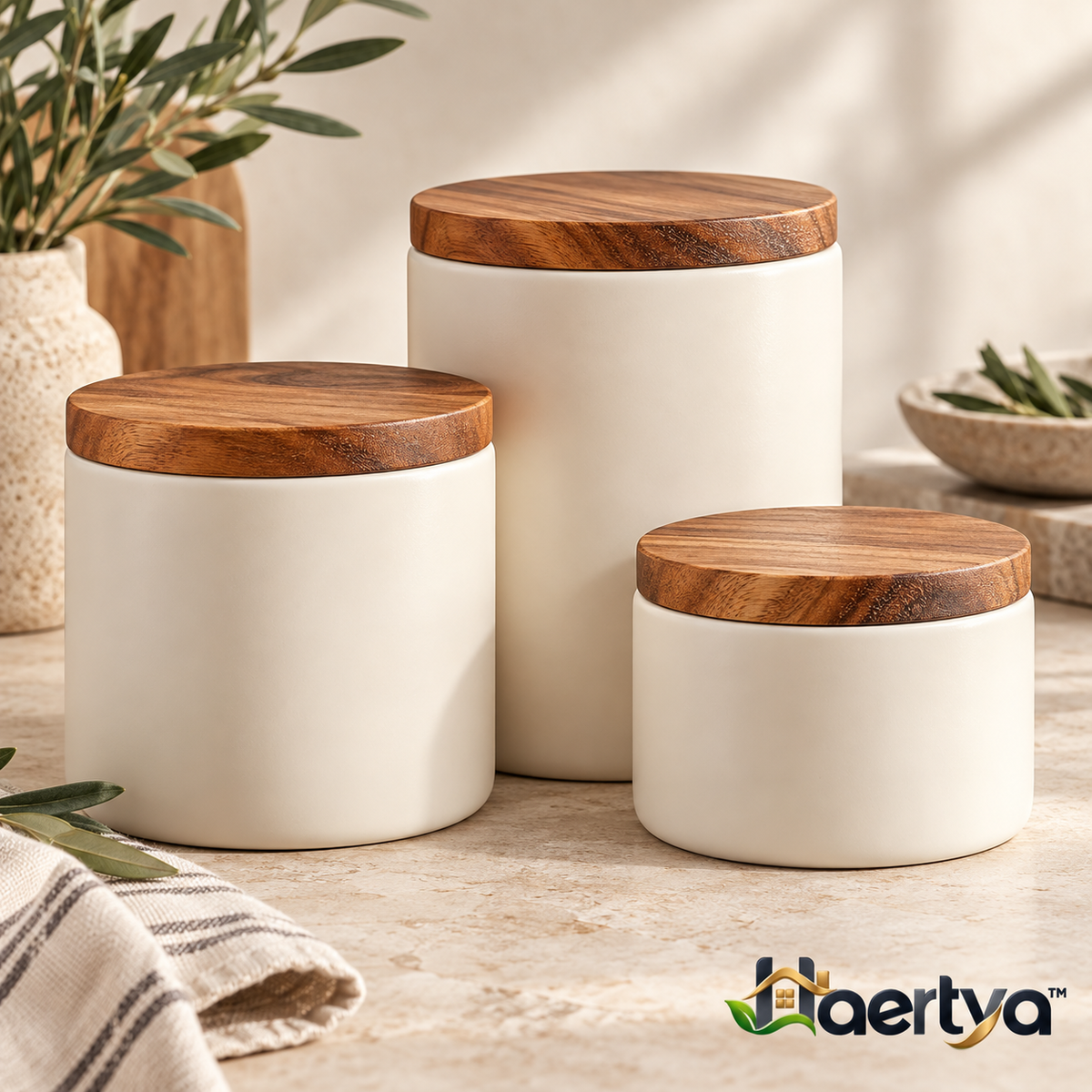Haertya™ Ceramic Pantry Canister Set — additional product view