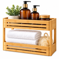 Haertya™ Bamboo Shower Caddy Organizer — branded product view