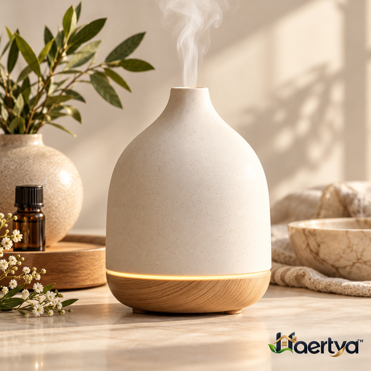 Haertya™ Ceramic Ultrasonic Aroma Diffuser — additional product view
